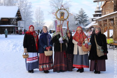 Больше тысячи человек пришли на святочные гуляния в новгородские "Витославлицы"