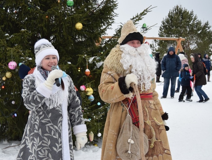 В заповеднике "Лудорвай" прошел квест с участием удмуртского Деда Мороза Тол Айя