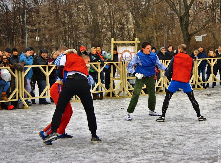 Традиционные спортивные игры на Масленицу - Национальный акцент