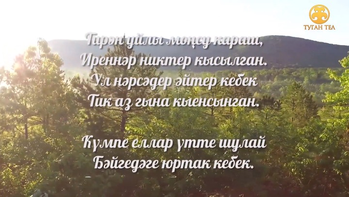 Пятиминутки национальной поэзии появились на татаро-башкирском телеканале "Туган тел"