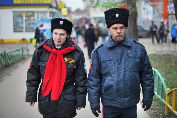 Столичная полиция: Казаки пиарятся, патрулируя улицы