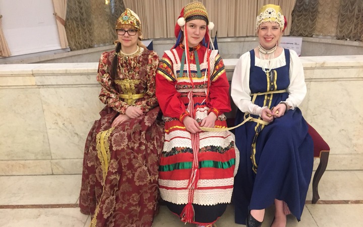 Выставка "Дети России" на церемонии "Горячее сердце"