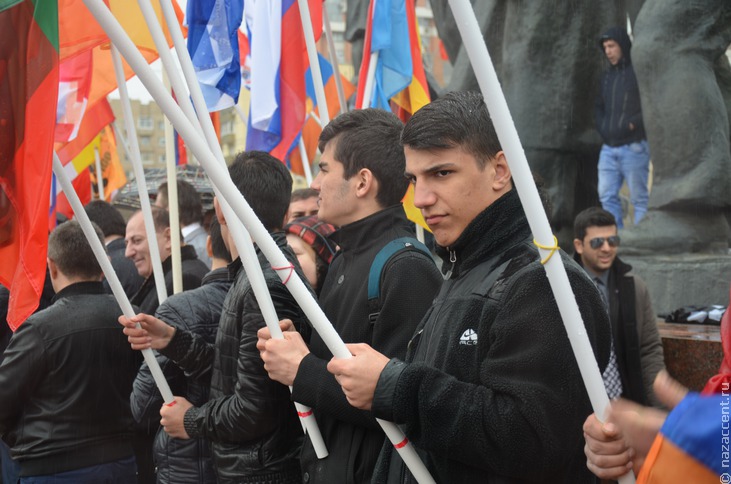Митинг в память о жертвах геноцида армян - Национальный акцент