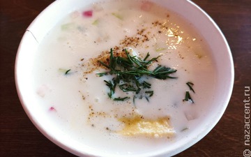 Постная мордовская окрошка