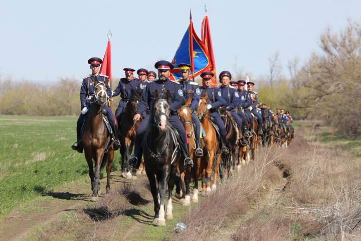 Участники казачьего похода на Севастополь прибыли в Новочеркасск