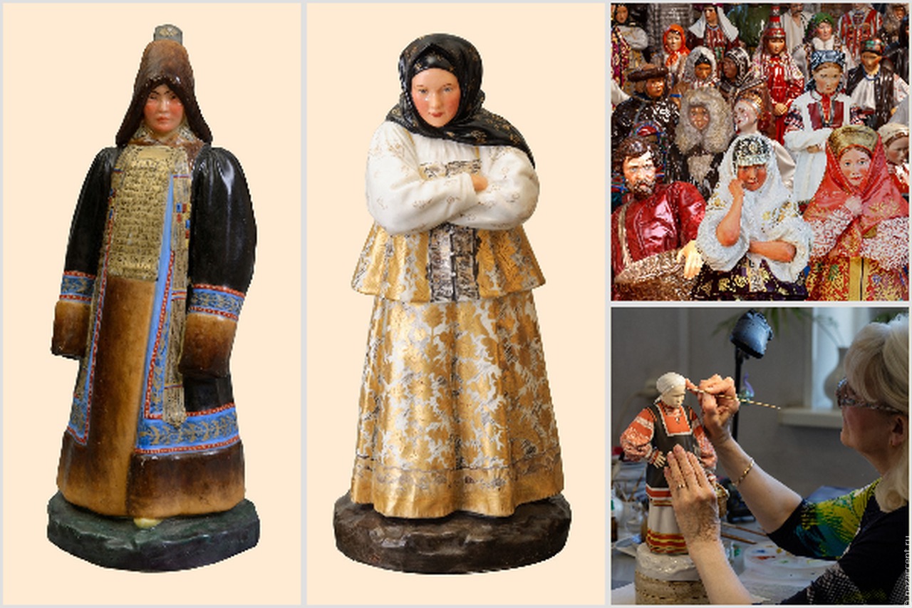 В Москве открылась выставка легендарной коллекции фарфоровых скульптур "Народности России"