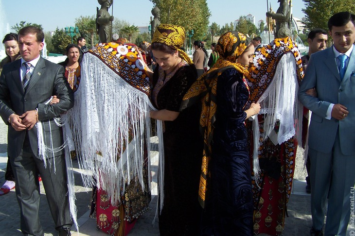 Туркменская свадьба - Национальный акцент