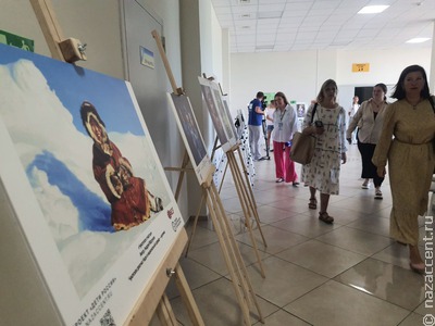 Выставка "Дети России" открылась на православном фестивале в Красноярском крае