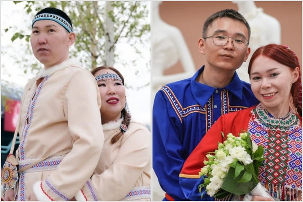 День коренных народов в столице отметили молодожёны из Югры и Магаданской области