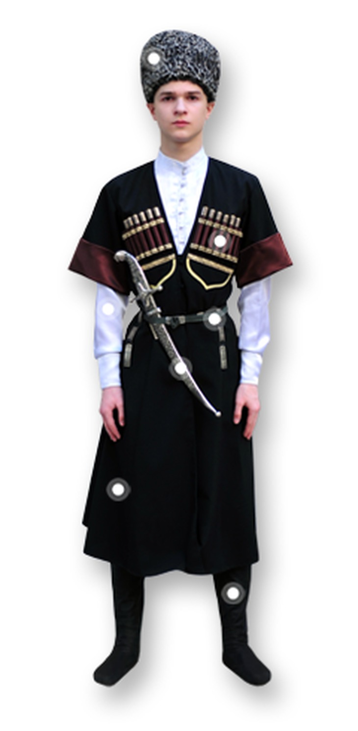 Чеченский костюм: воплощенный в одежде темперамент - Национальный акцент