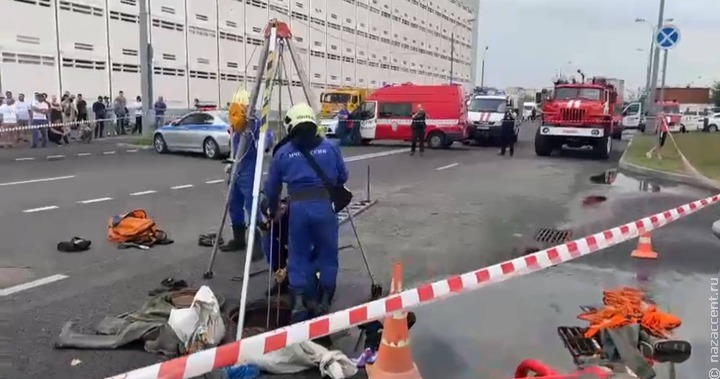 Три мигранта погибли в канализационном коллекторе во время ливня в Москве