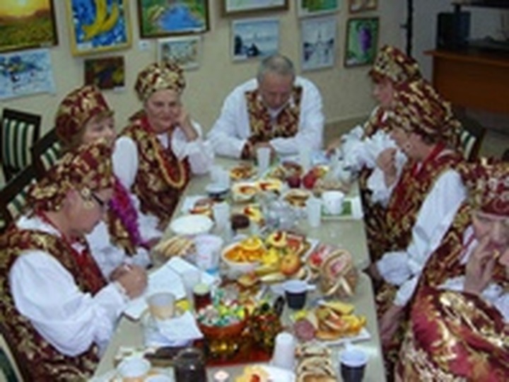 В Казани устроили русские посиделки
