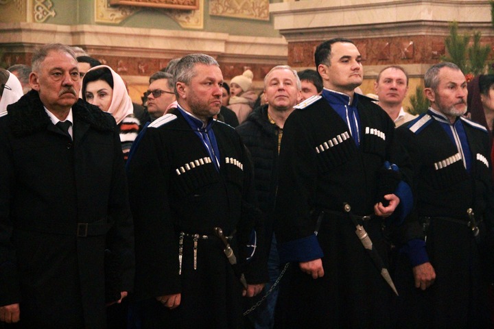 Ставропольские казаки патрулировали храмы и общественные места в новогодние праздники