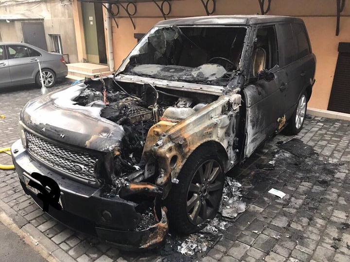 В Мурманске сожгли машину главы еврейской общины